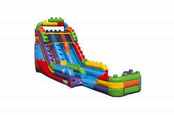 Double Lane Lego Slide! (wet)