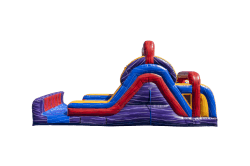 double20lane20marble20slide20side20view 1769720037 Marble Mania Slide (2 lanes)